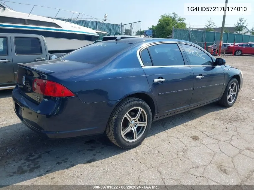 1G4HD57217U174010 2007 Buick Lucerne Cxl