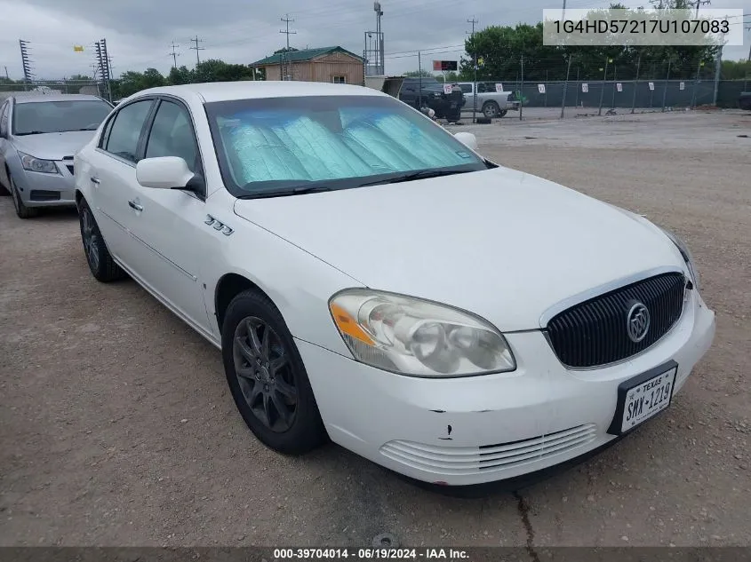 1G4HD57217U107083 2007 Buick Lucerne Cxl