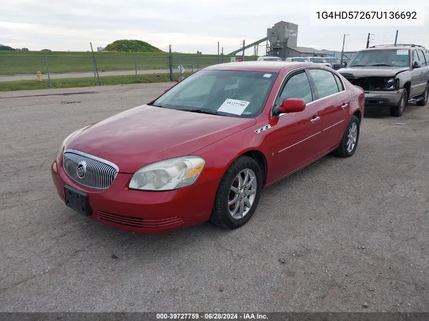 1G4HD57267U136692 2007 Buick Lucerne Cxl