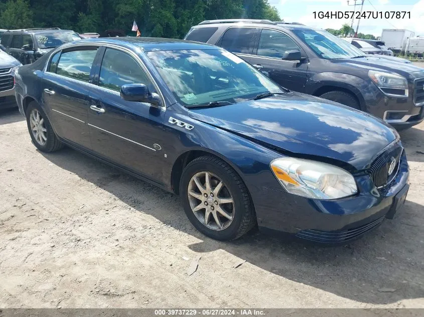 1G4HD57247U107871 2007 Buick Lucerne Cxl