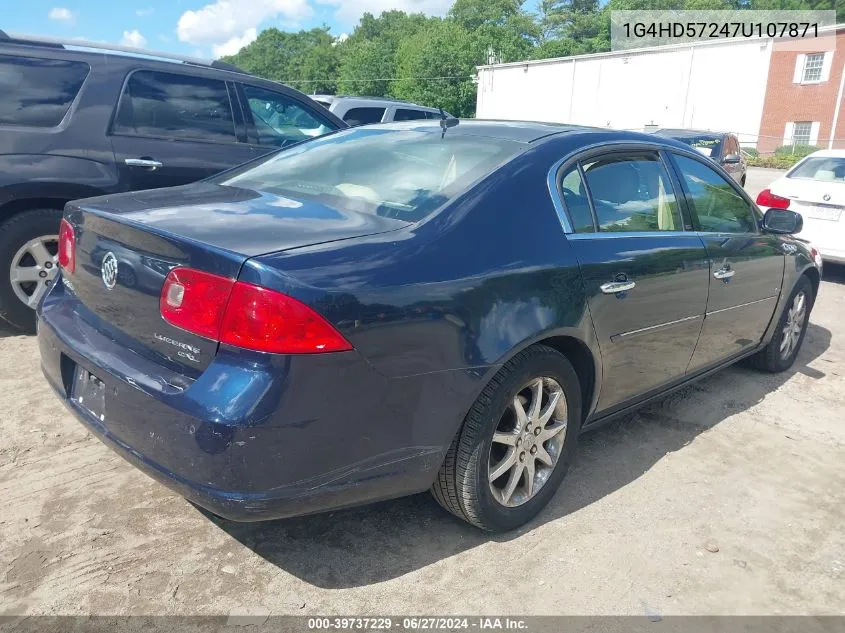 1G4HD57247U107871 2007 Buick Lucerne Cxl