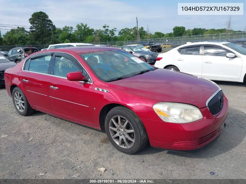 2007 Buick Lucerne Cxl VIN: 1G4HD572X7U167329 Lot: 39759781