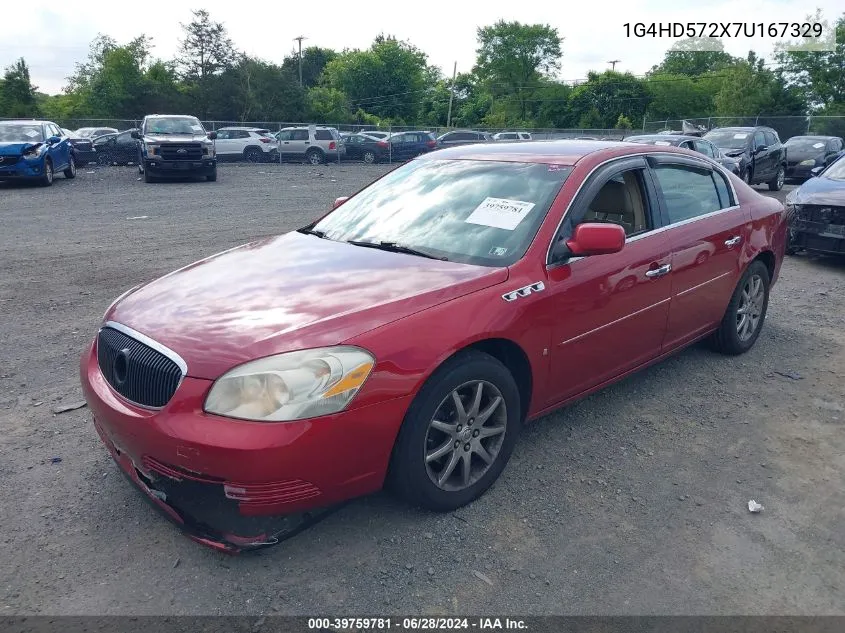 2007 Buick Lucerne Cxl VIN: 1G4HD572X7U167329 Lot: 39759781