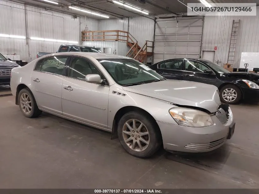 2007 Buick Lucerne Cxl VIN: 1G4HD57267U129466 Lot: 39770137