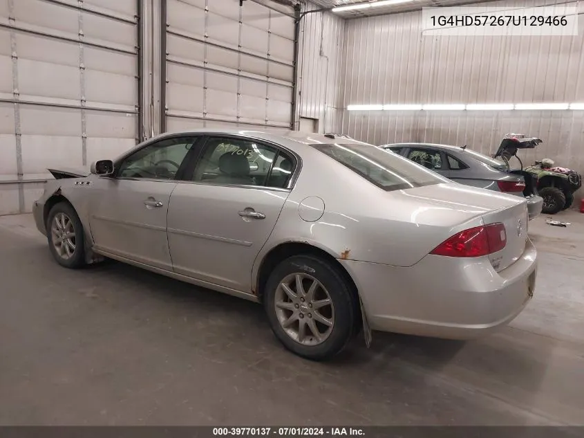 2007 Buick Lucerne Cxl VIN: 1G4HD57267U129466 Lot: 39770137