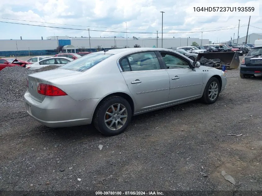 1G4HD57237U193559 2007 Buick Lucerne Cxl