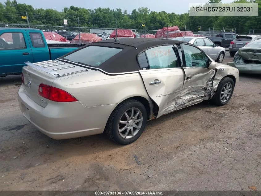 1G4HD57287U132031 2007 Buick Lucerne Cxl