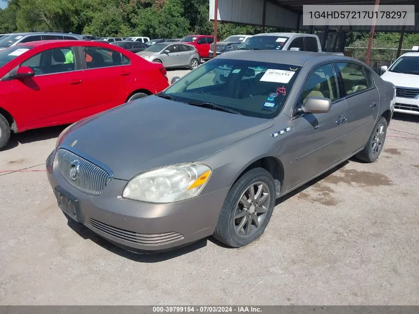 2007 Buick Lucerne Cxl VIN: 1G4HD57217U178297 Lot: 39799154