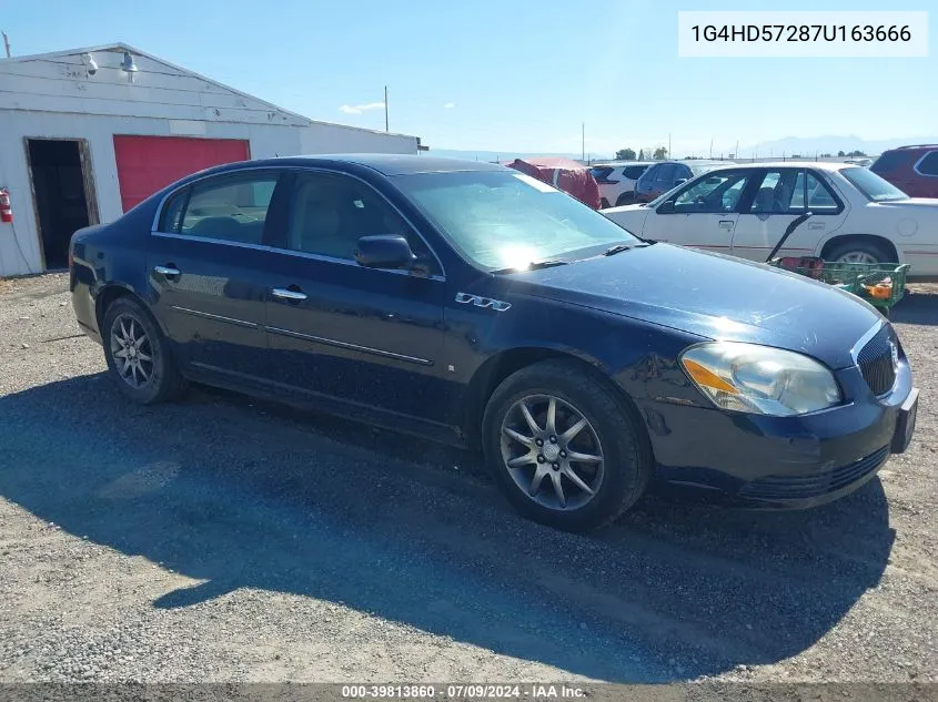 2007 Buick Lucerne Cxl VIN: 1G4HD57287U163666 Lot: 39813860