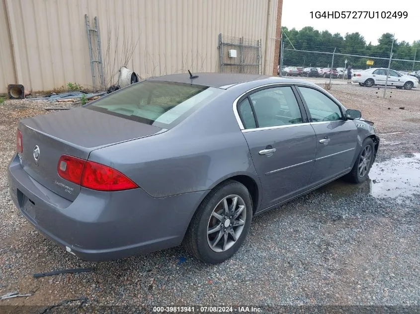 1G4HD57277U102499 2007 Buick Lucerne Cxl