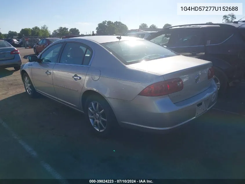 2007 Buick Lucerne Cxl VIN: 1G4HD57277U152688 Lot: 39824223