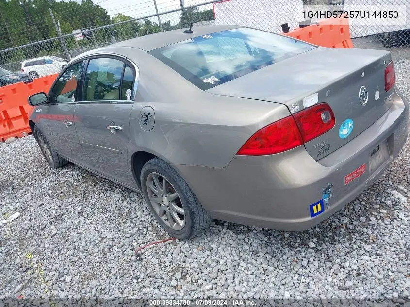 2007 Buick Lucerne Cxl VIN: 1G4HD57257U144850 Lot: 39834780