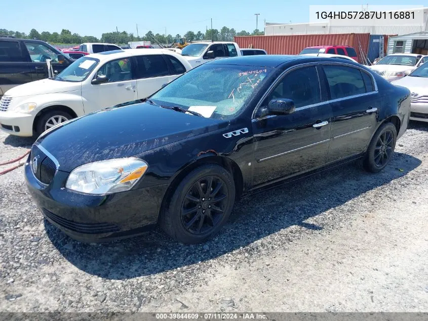 1G4HD57287U116881 2007 Buick Lucerne Cxl