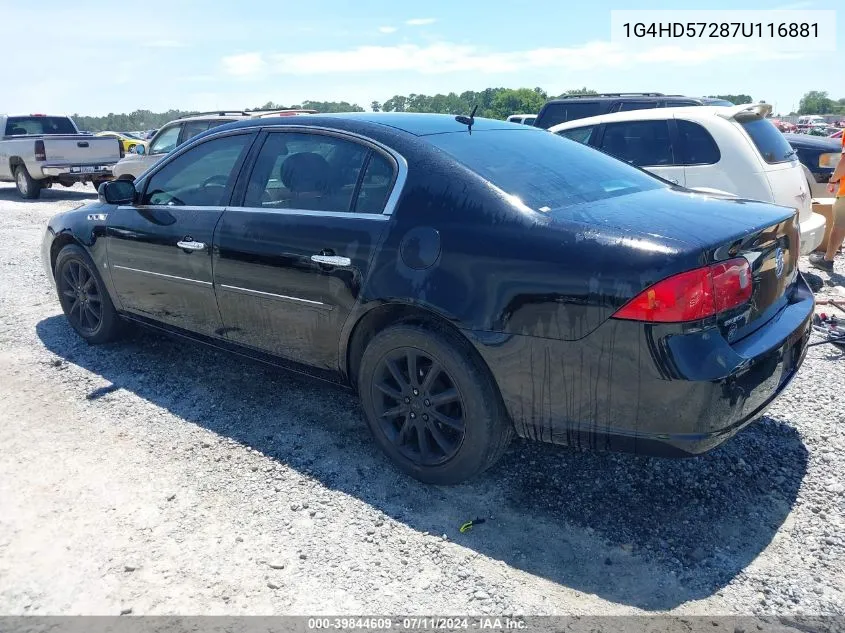 1G4HD57287U116881 2007 Buick Lucerne Cxl