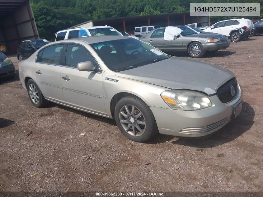 2007 Buick Lucerne Cxl VIN: 1G4HD572X7U125484 Lot: 39862230