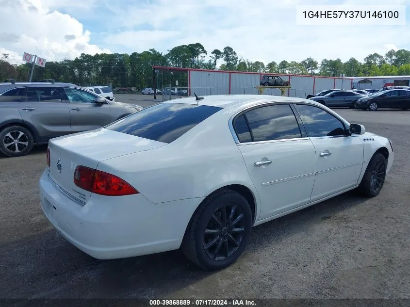 2007 Buick Lucerne Cxs VIN: 1G4HE57Y37U146100 Lot: 39868889