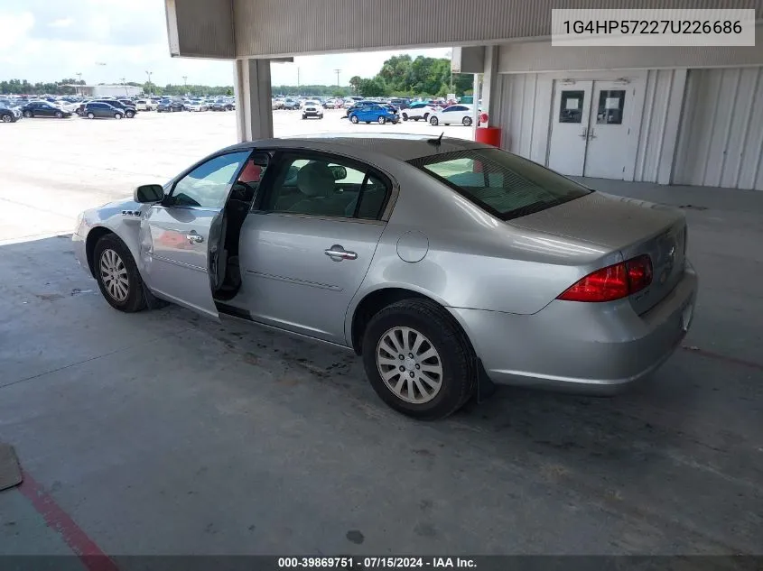 2007 Buick Lucerne Cx VIN: 1G4HP57227U226686 Lot: 39869751