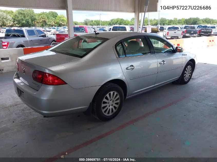 2007 Buick Lucerne Cx VIN: 1G4HP57227U226686 Lot: 39869751