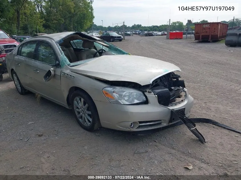 2007 Buick Lucerne Cxs VIN: 1G4HE57Y97U197049 Lot: 39892133