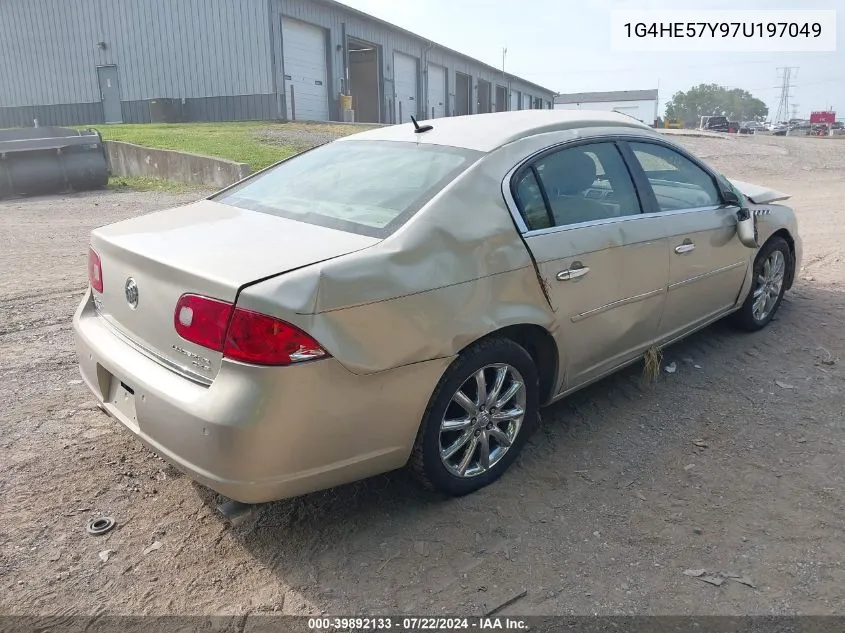 1G4HE57Y97U197049 2007 Buick Lucerne Cxs