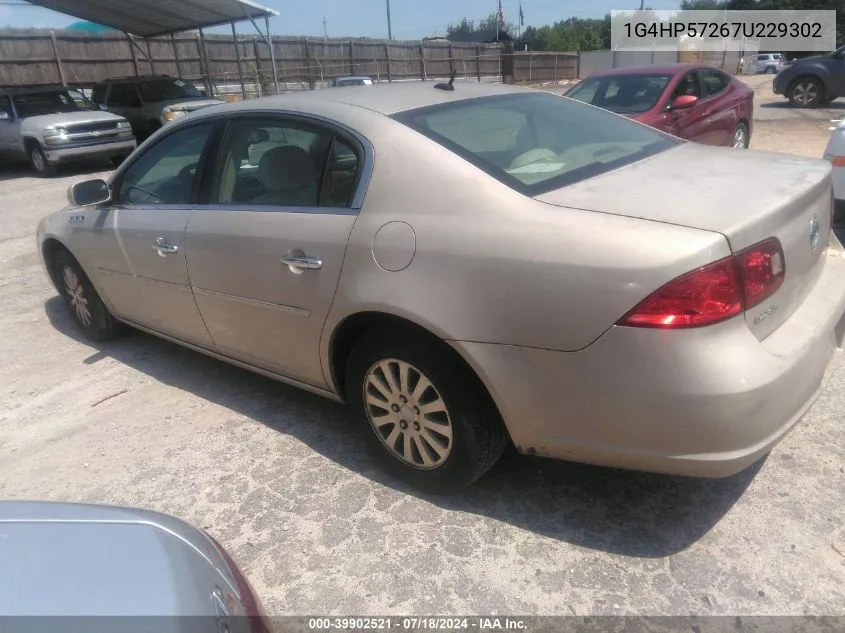 1G4HP57267U229302 2007 Buick Lucerne Cx