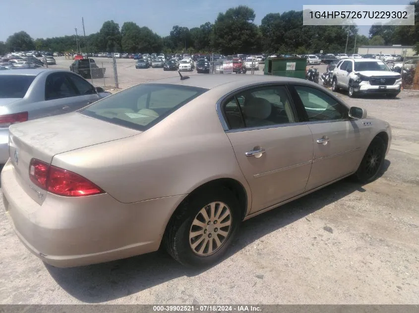 1G4HP57267U229302 2007 Buick Lucerne Cx