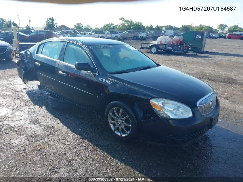 2007 Buick Lucerne Cxl VIN: 1G4HD57207U154587 Lot: 39908982