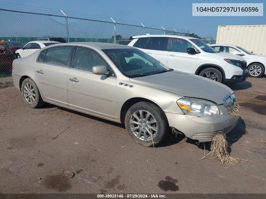 2007 Buick Lucerne Cxl VIN: 1G4HD57297U160596 Lot: 39925146