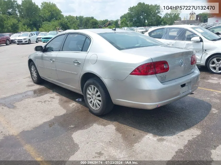 2007 Buick Lucerne Cx VIN: 1G4HP57227U132470 Lot: 39929174