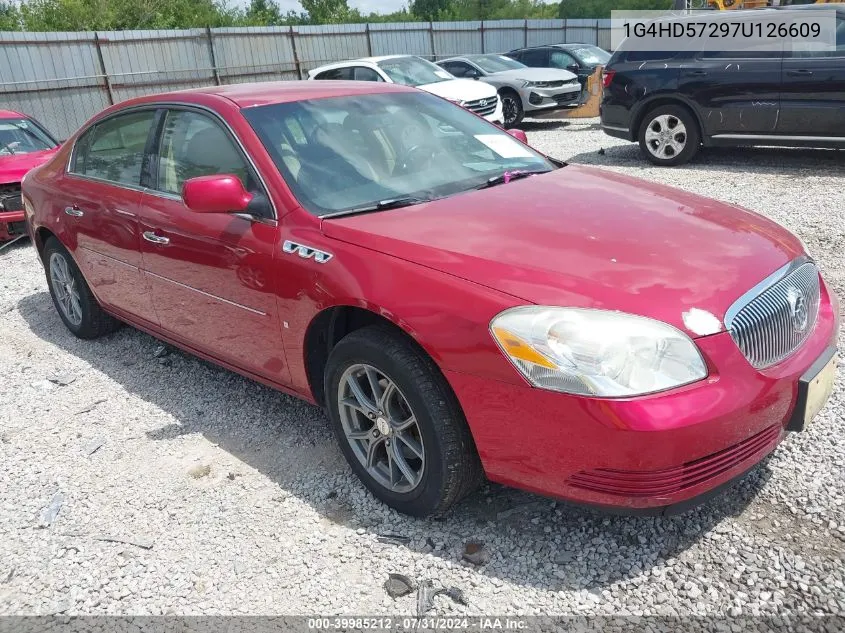 2007 Buick Lucerne Cxl VIN: 1G4HD57297U126609 Lot: 39985212