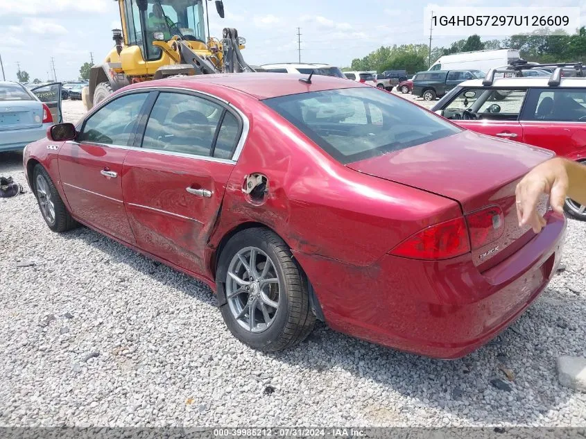 2007 Buick Lucerne Cxl VIN: 1G4HD57297U126609 Lot: 39985212