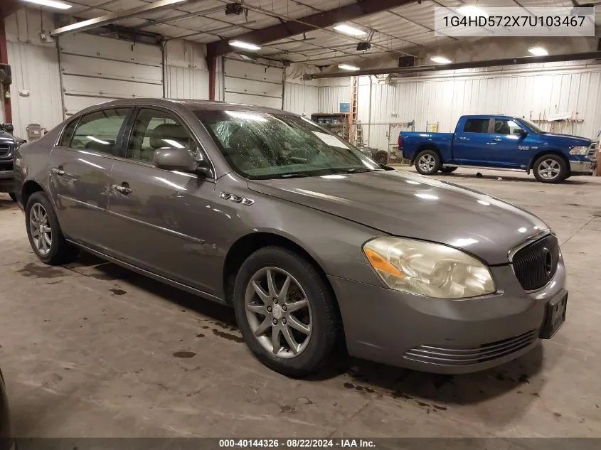 2007 Buick Lucerne Cxl VIN: 1G4HD572X7U103467 Lot: 40144326