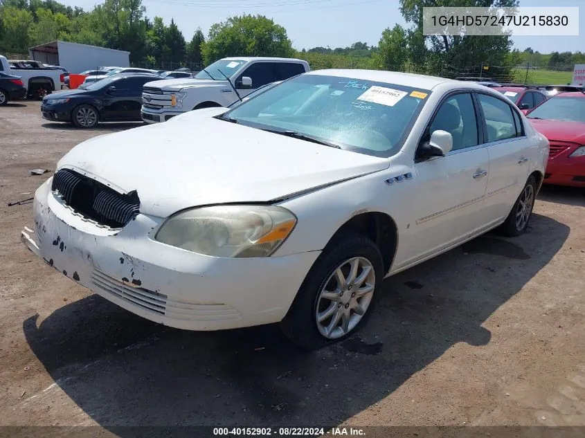 1G4HD57247U215830 2007 Buick Lucerne Cxl