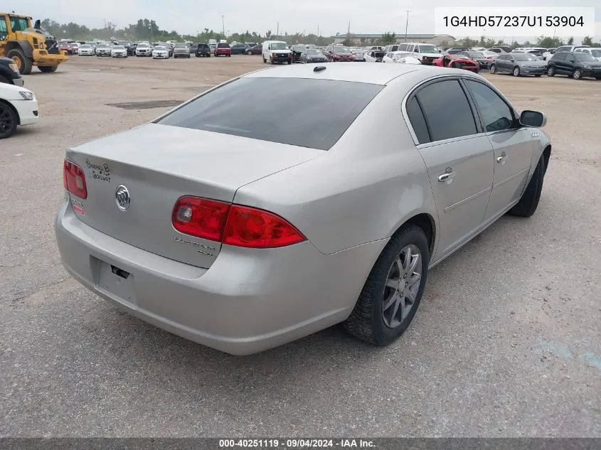 1G4HD57237U153904 2007 Buick Lucerne Cxl