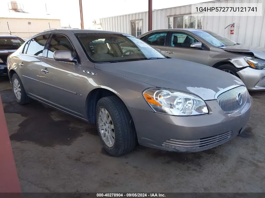 2007 Buick Lucerne Cx VIN: 1G4HP57277U121741 Lot: 40278904