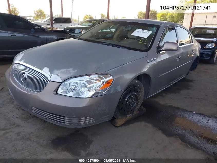 2007 Buick Lucerne Cx VIN: 1G4HP57277U121741 Lot: 40278904