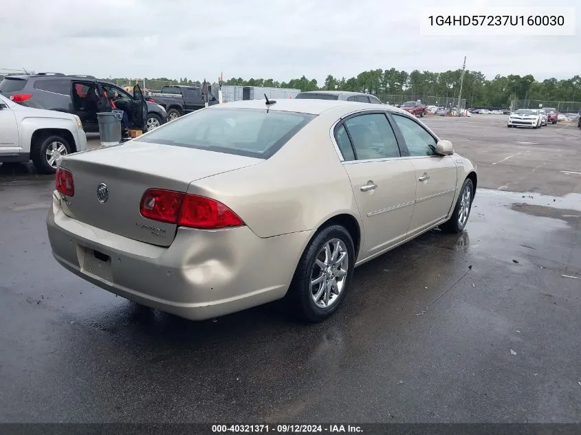 2007 Buick Lucerne Cxl VIN: 1G4HD57237U160030 Lot: 40321371