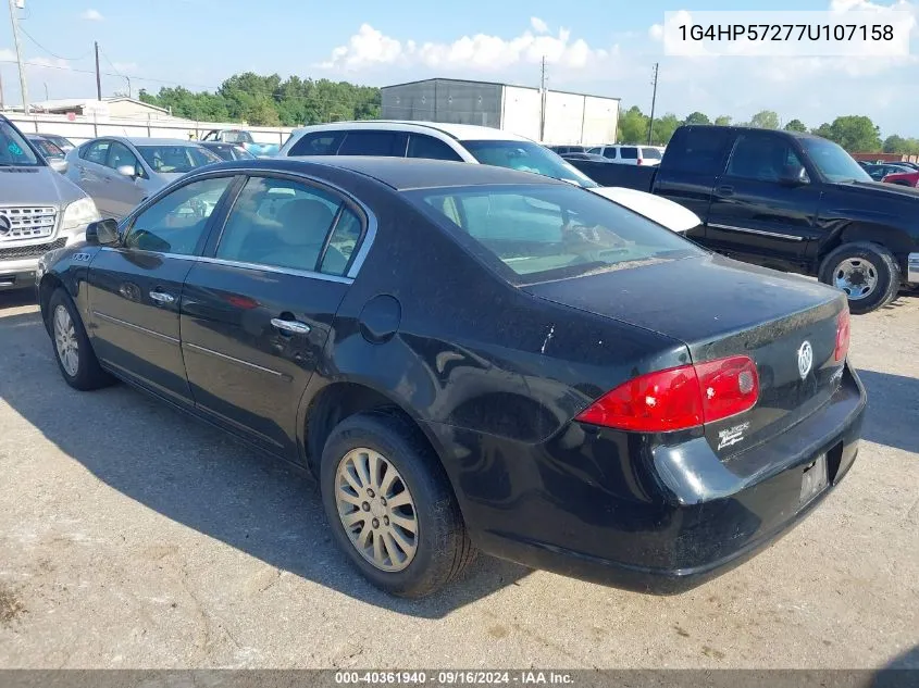 2007 Buick Lucerne Cx VIN: 1G4HP57277U107158 Lot: 40361940