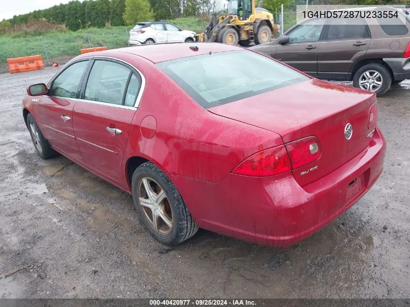 1G4HD57287U233554 2007 Buick Lucerne Cxl