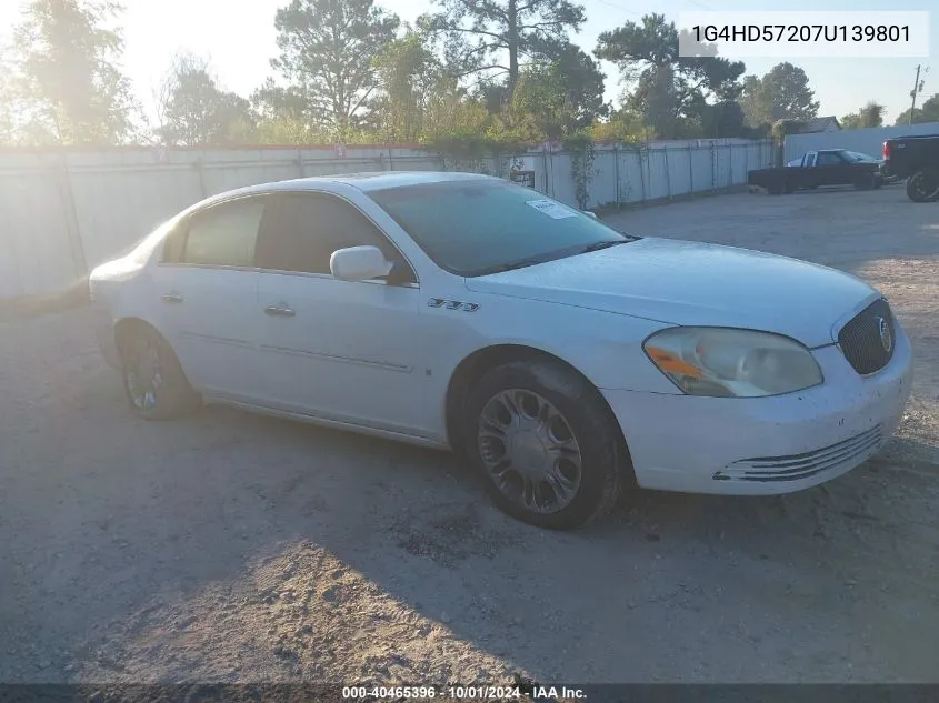 1G4HD57207U139801 2007 Buick Lucerne Cxl