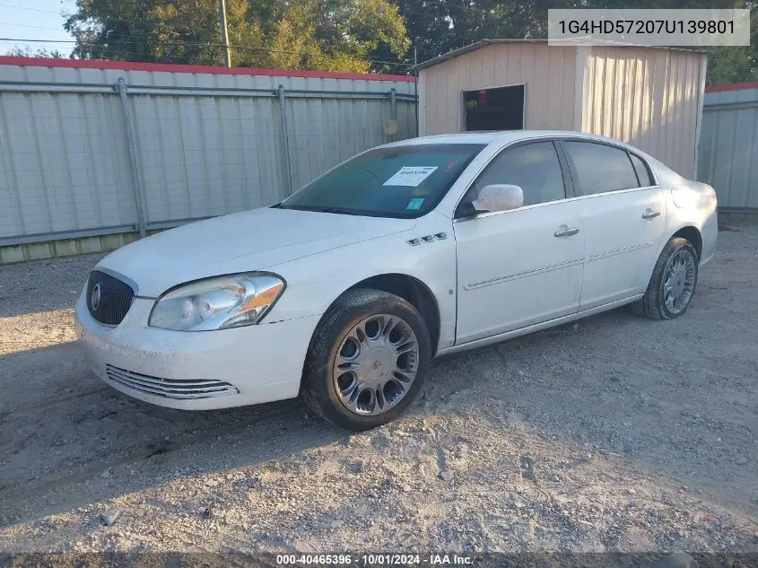 1G4HD57207U139801 2007 Buick Lucerne Cxl