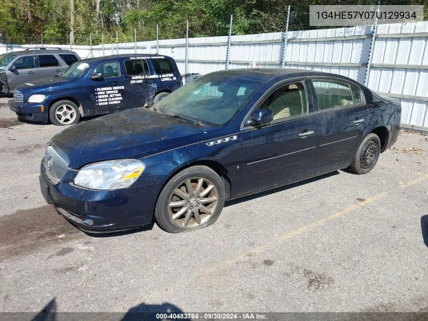 1G4HE57Y07U129934 2007 Buick Lucerne Cxs