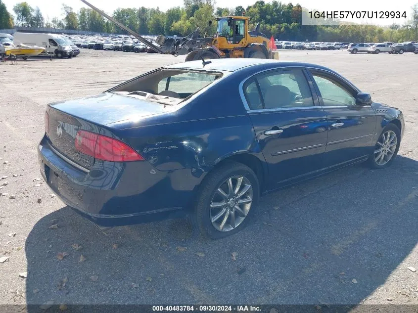 1G4HE57Y07U129934 2007 Buick Lucerne Cxs