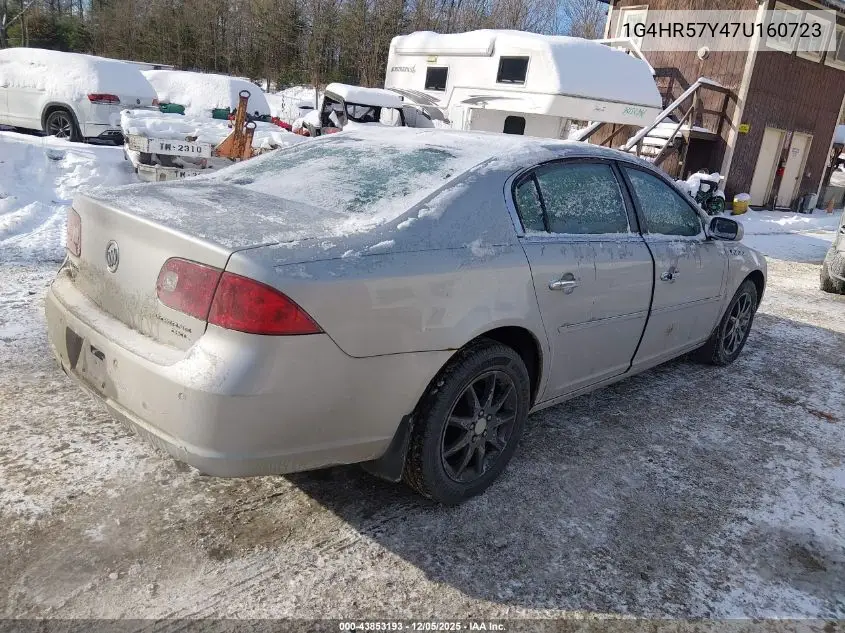 1G4HR57Y47U160723 2007 Buick Lucerne Cxl