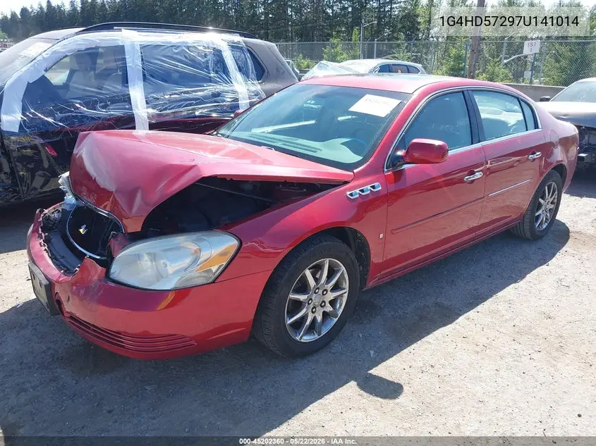 2007 Buick Lucerne Cxl VIN: 1G4HD57297U141014 Lot: 45202360