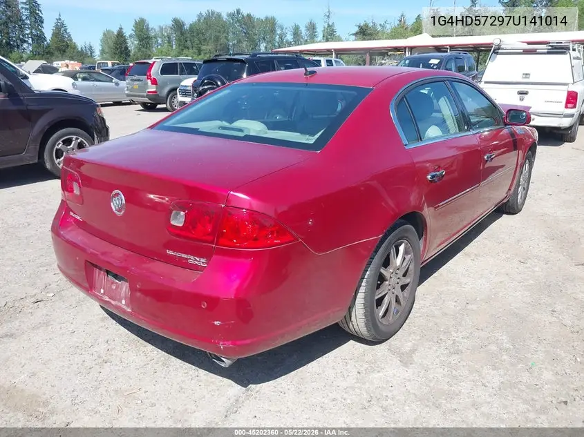 2007 Buick Lucerne Cxl VIN: 1G4HD57297U141014 Lot: 45202360
