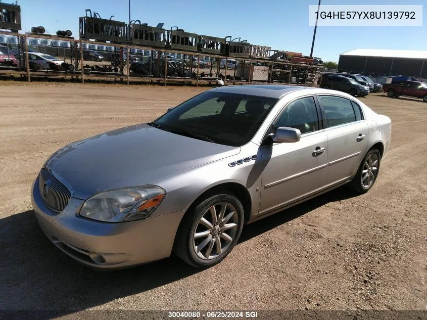 1G4HE57YX8U139792 2008 Buick Lucerne