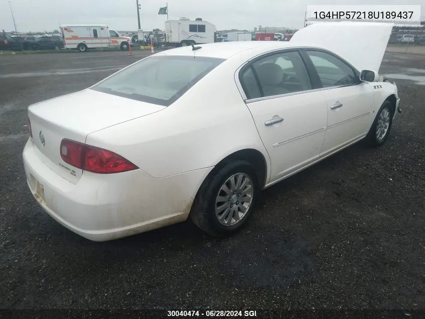 1G4HP57218U189437 2008 Buick Lucerne Cx