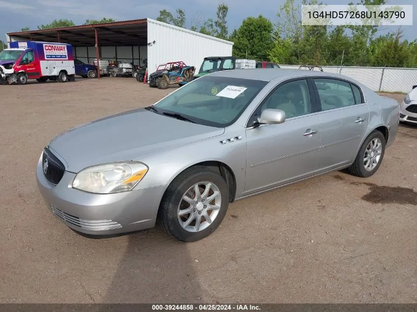 2008 Buick Lucerne Cxl VIN: 1G4HD57268U143790 Lot: 39244858