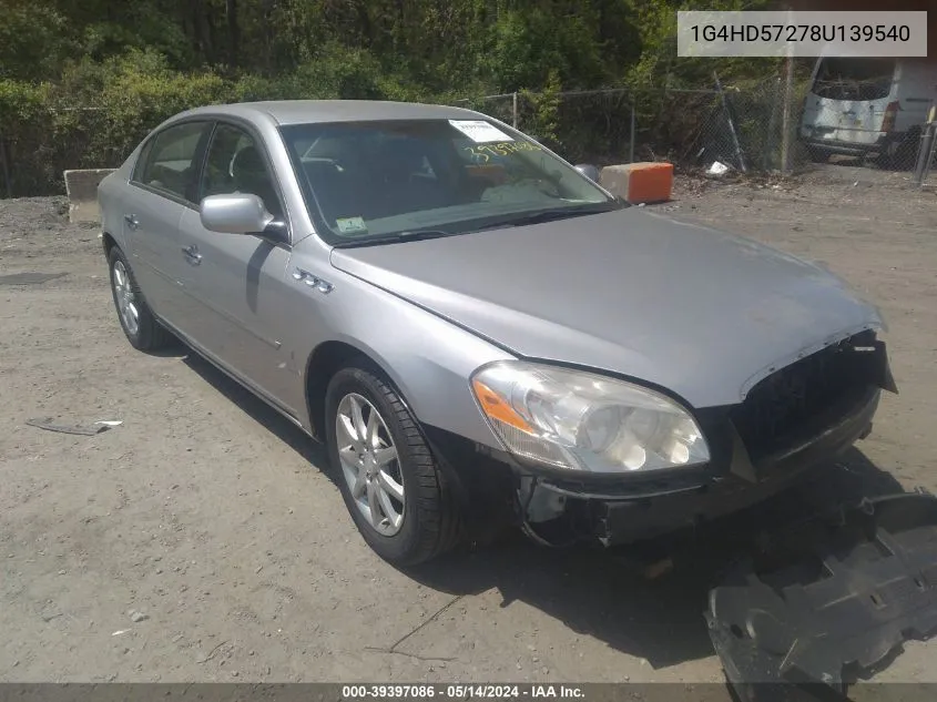 1G4HD57278U139540 2008 Buick Lucerne Cxl